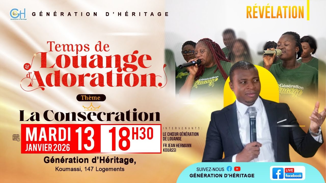 Génération de Louange - Temps d'adoration