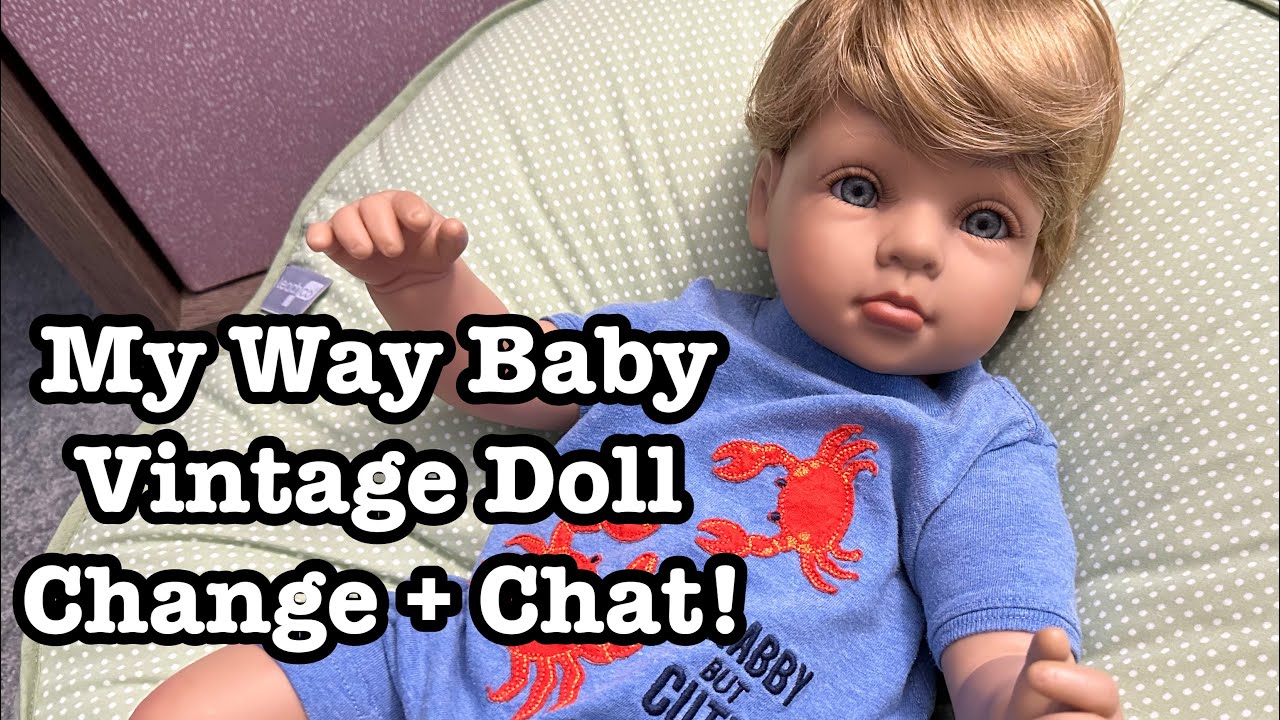 You Could Buy Reborn-Like Dolls At The Mall?! Vintage Realistic Baby Doll Change And Chat