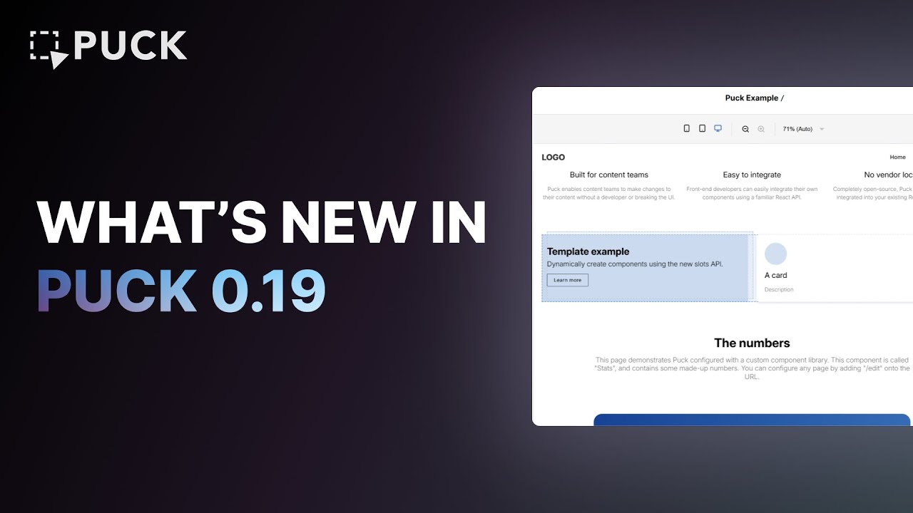 What's new in Puck 0.19: Slots API, Metadata, and Performance Gains