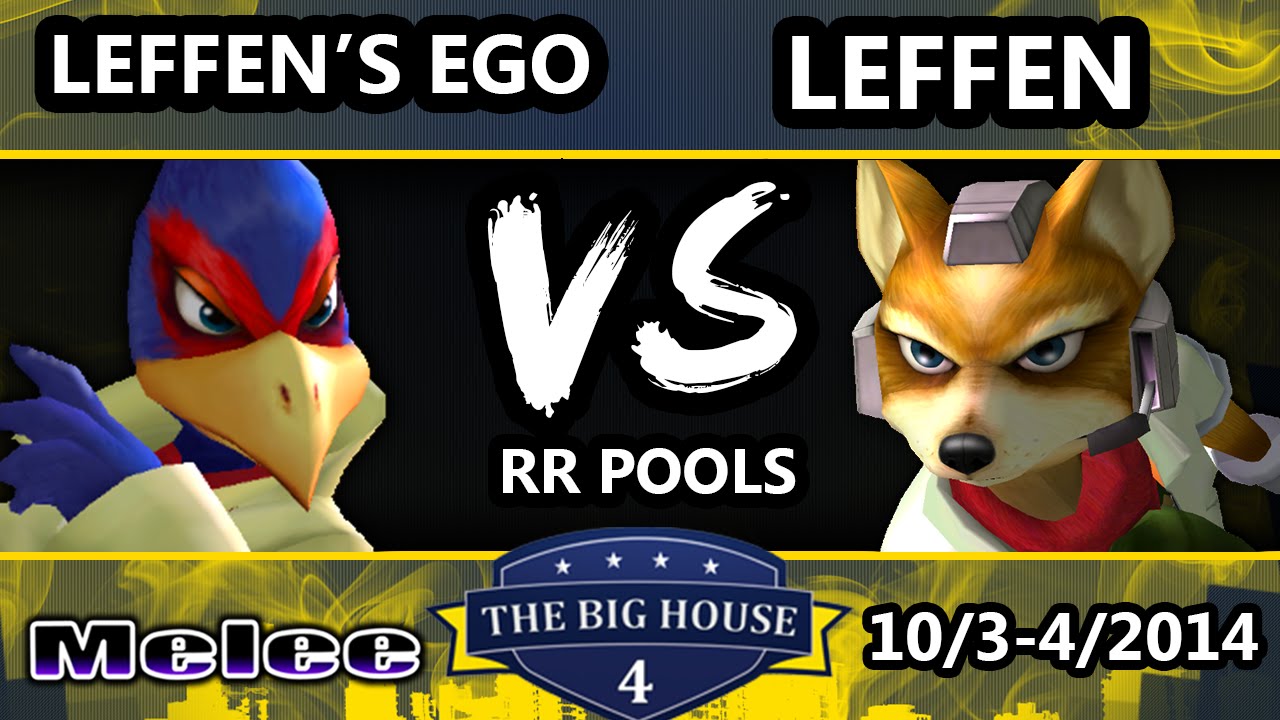 The Big House 4 - Leffen (Fox) Vs. Leffen's Ego (Falco) - Pools Round 1 - SSBM