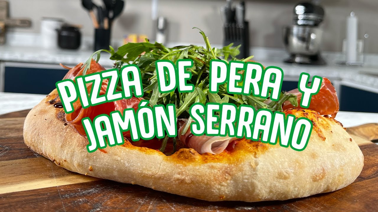Pizza de pera y jamón serrano con el chef Irving Quiroz | Receta rica y fácil