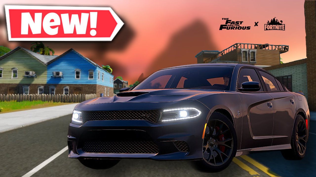 *NEW* DODGE CHARGER SRT HELLCAT IN FORTNITE!! | Fast & Furious Bundle Gameplay