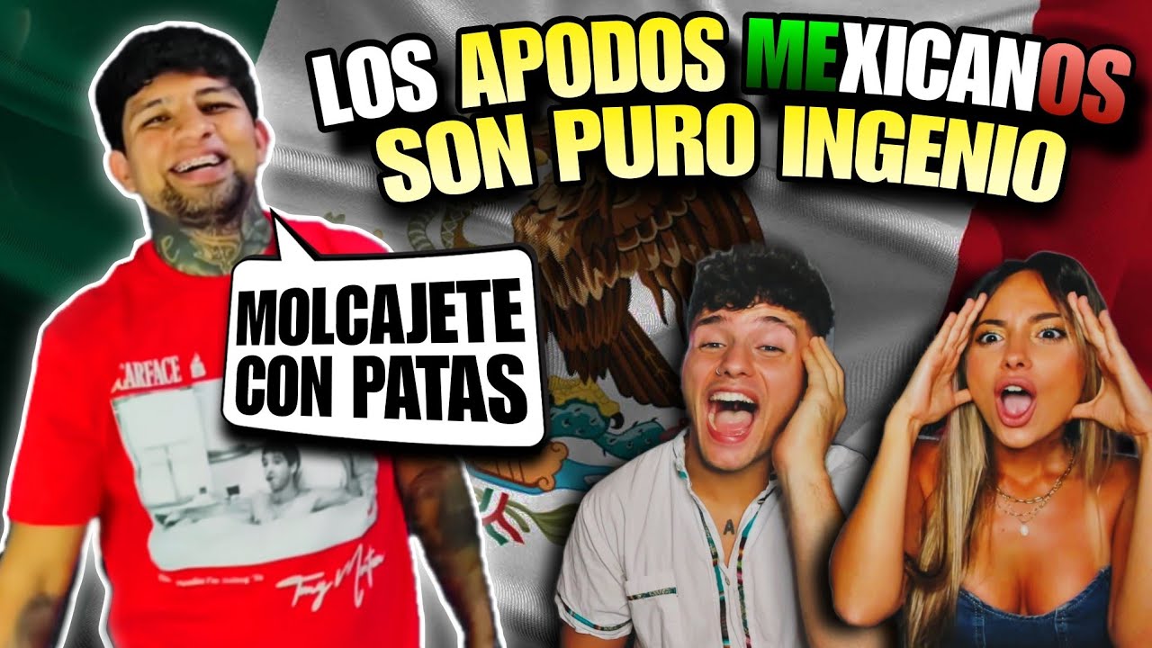 ESPAÑOLES REACCIONAN a APODOS MEXICANOS y MUEREN de RISA 🇲🇽😂 *RAP de SIECK*