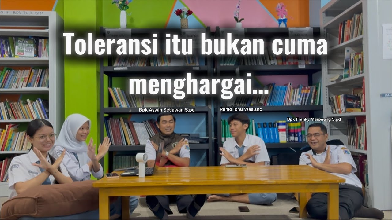Bahas hal-hal negatif di sekolah yang sering dinormalisasikan | Podcast Toleransi | Kelompok 3 XI-F1