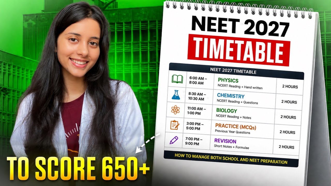 How to Manage School with NEET Preparation🗓️Timetable,strategy,NEET Resources📚
