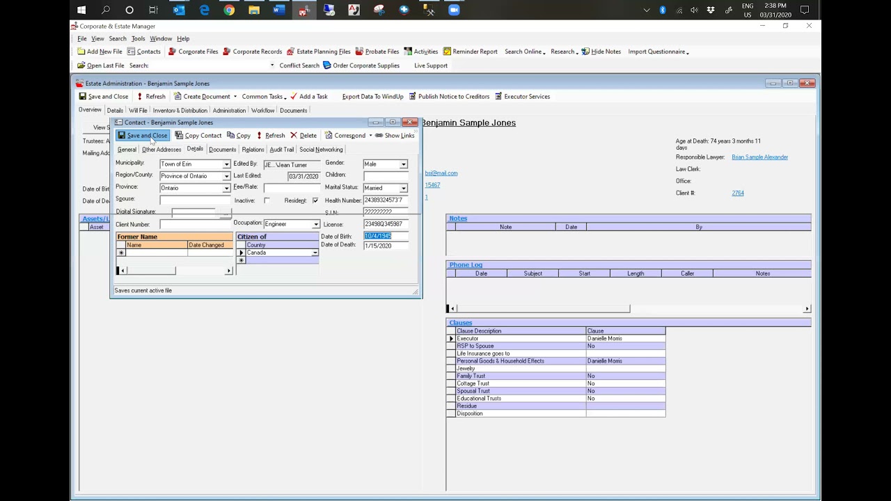 How to use Emergent's Estate Administration software to complete Executor Services