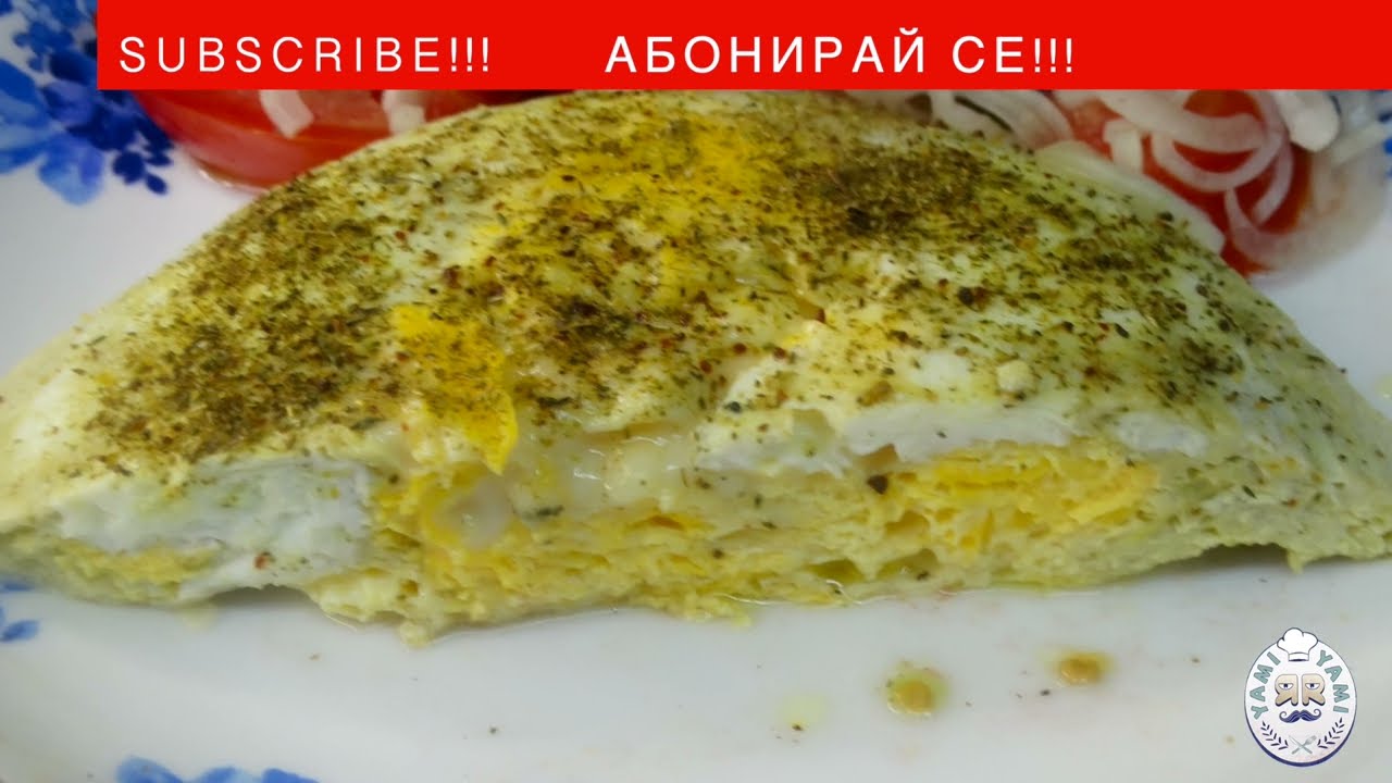 150 # Пушистый омлет без жарки - очень быстро и супер вкусно - SUB - Yami Yami