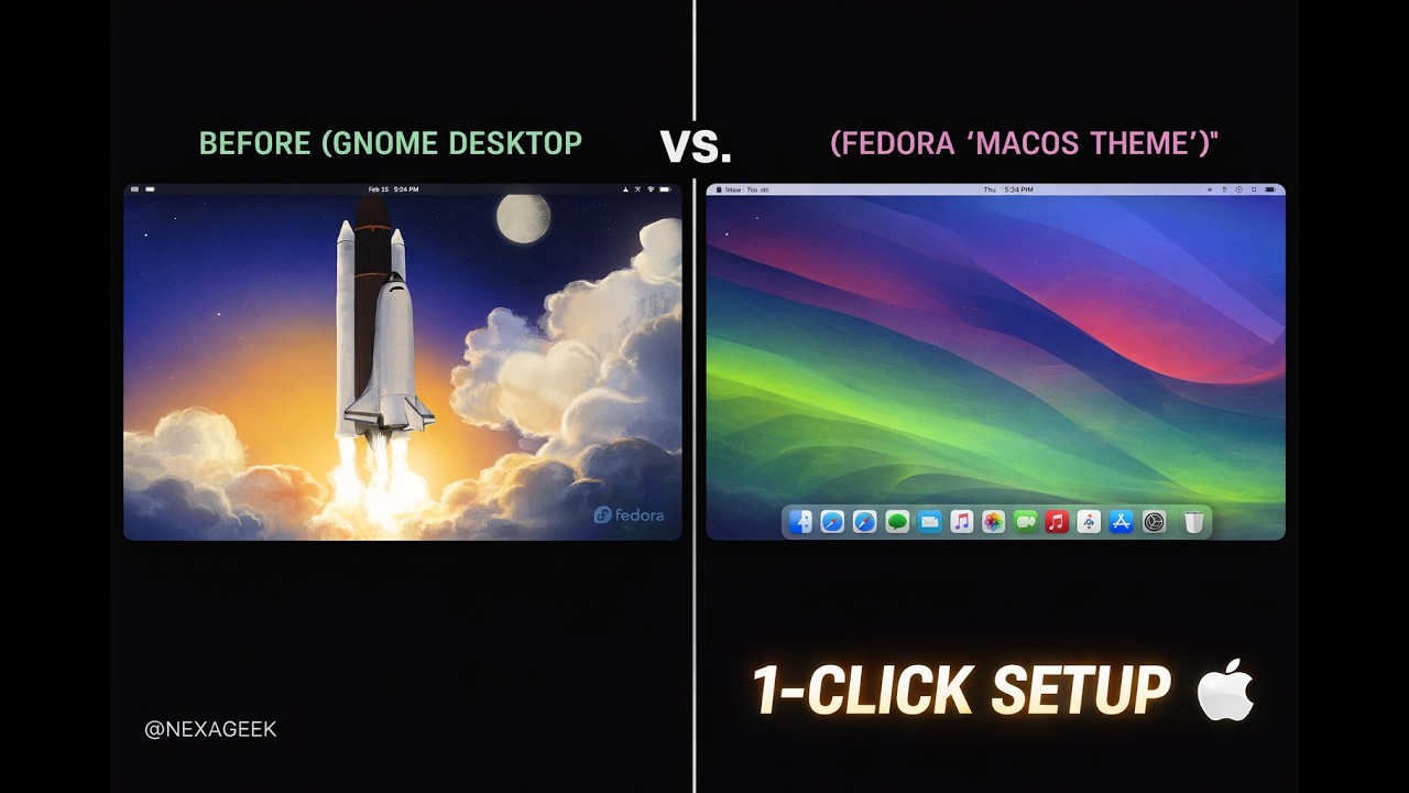 How to Make Fedora Look EXACTLY Like macOS! (2026 Guide)