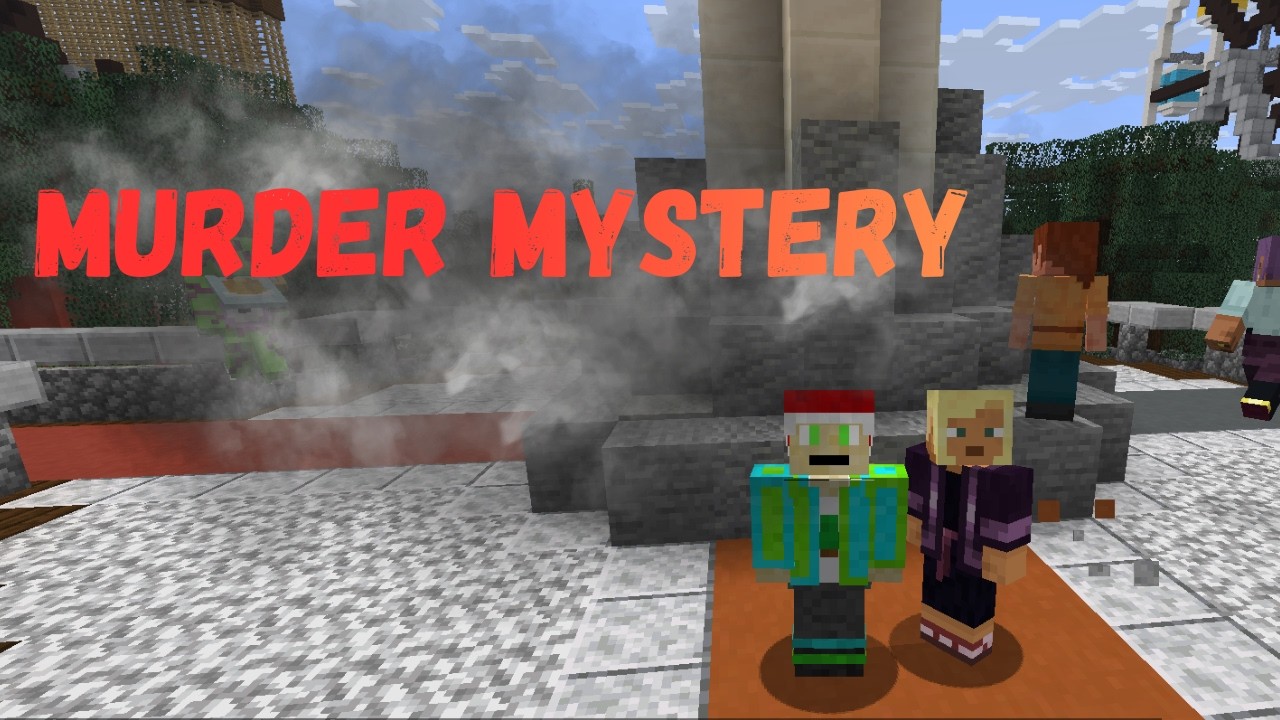 Играем Murder mystery на сервере Minepeak с другом