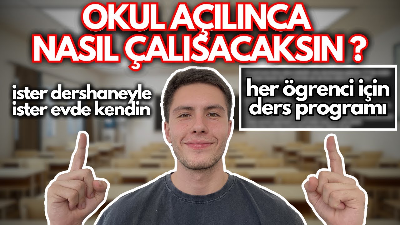 OKULLAR AÇILDIĞINDA YKS'ye BÖYLE ÇALIŞ! Her Sınıf İçin Ders Programları! TYT - AYT Dengesi?