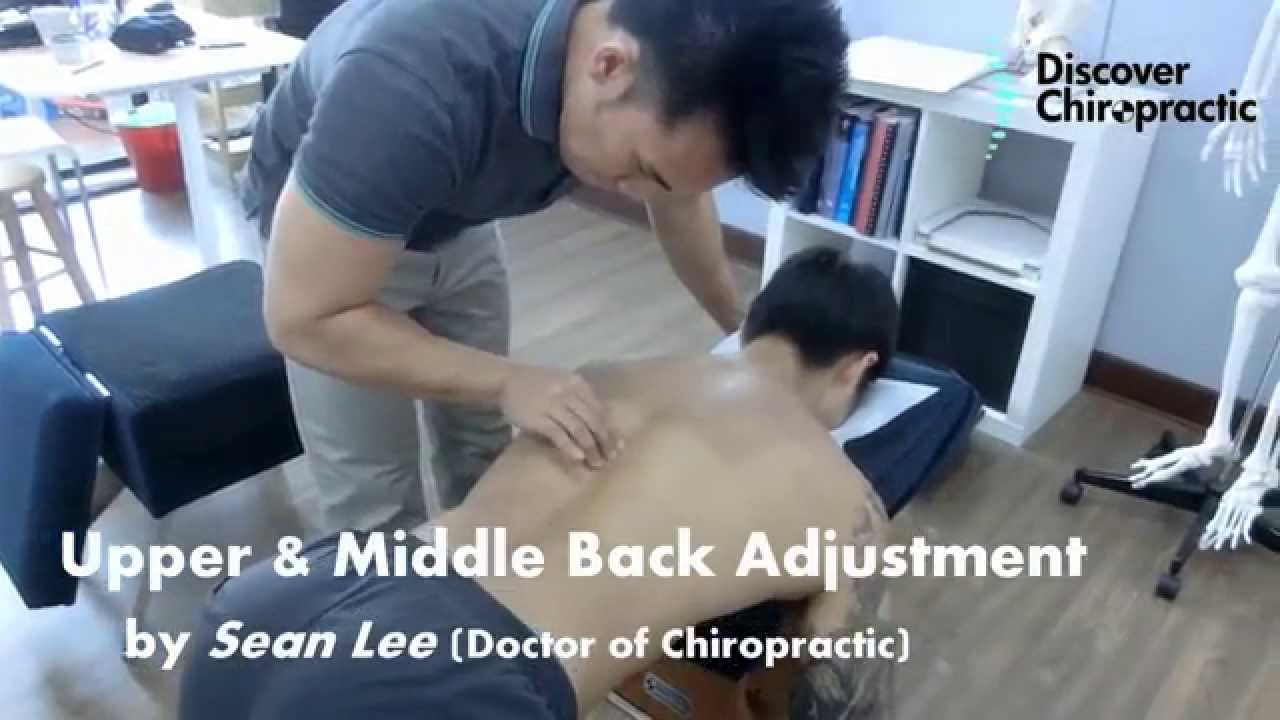 Gonstead Chiropractic Malaysia - Upper & Middle Back Knee Chest Adjustment