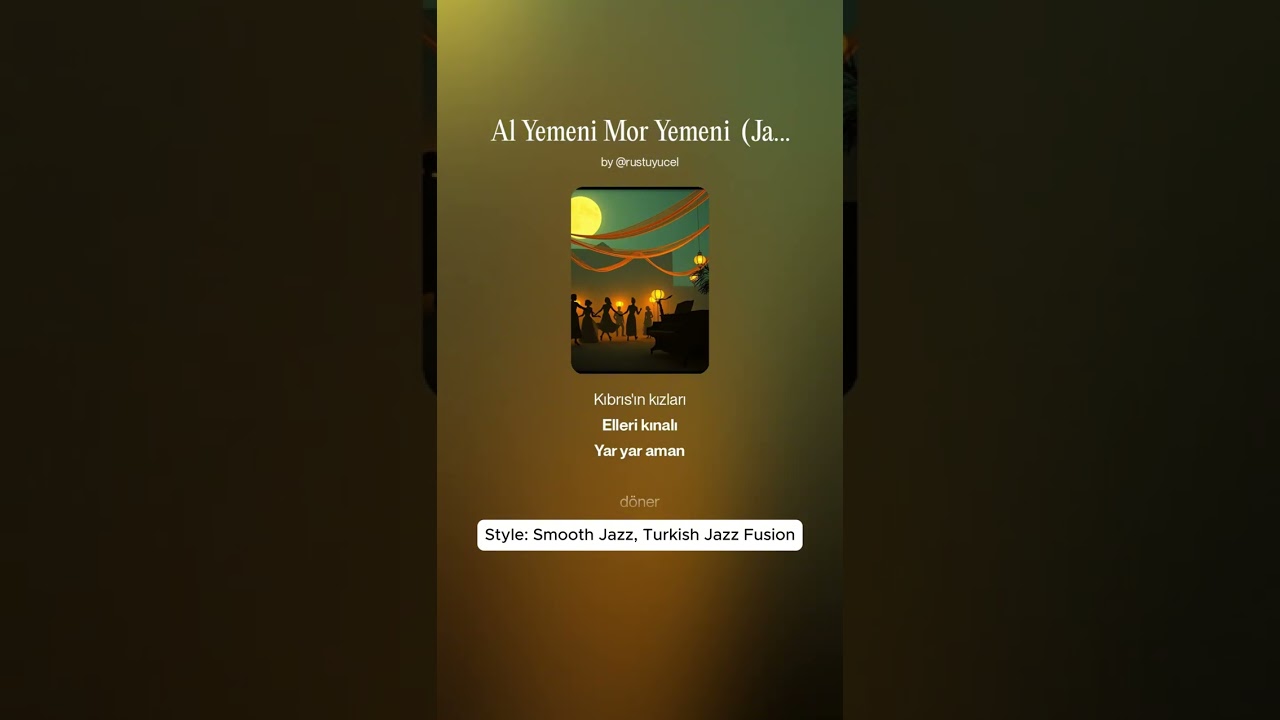 Al Yemeni (Jazz version) Kıbrıs T&uuml;rk&uuml;s&uuml;