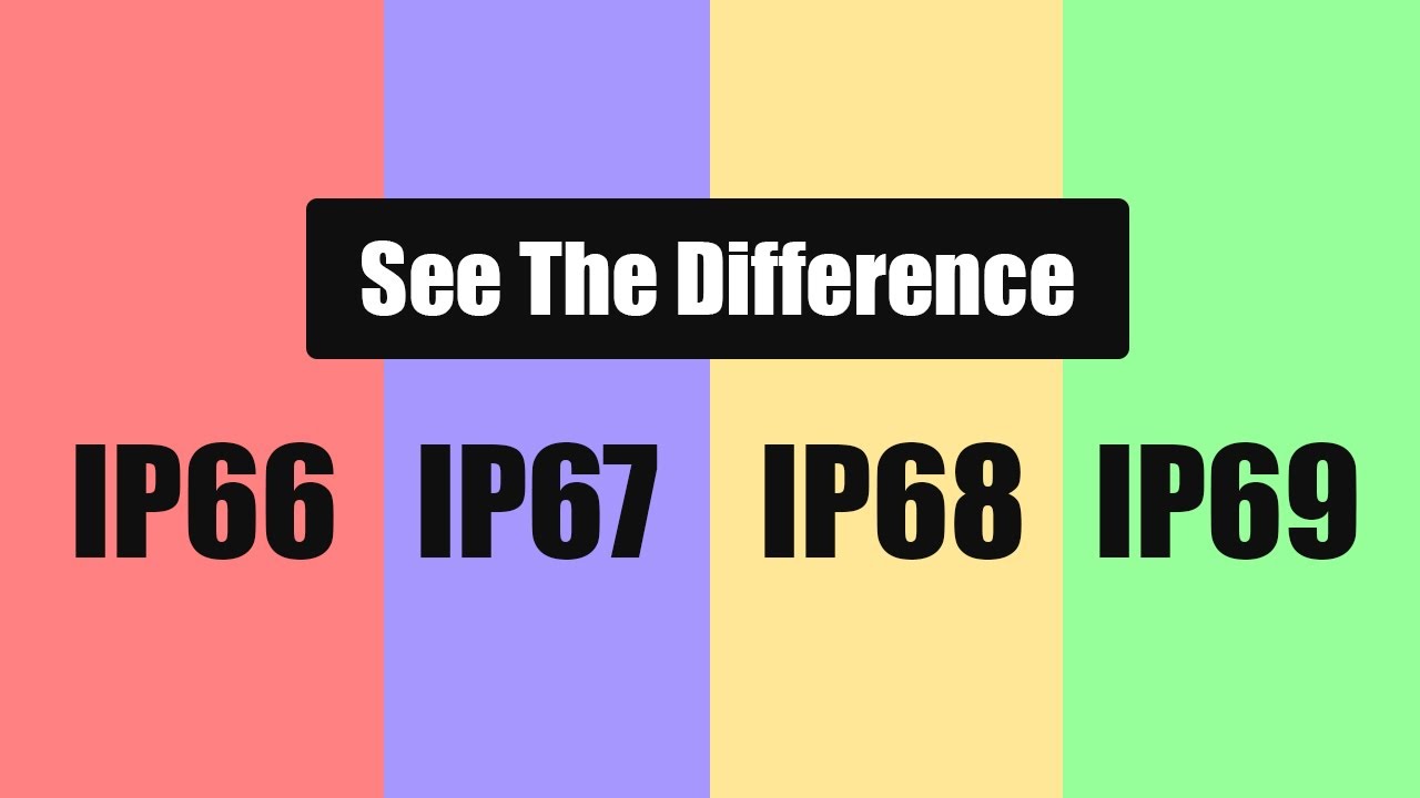 IP66 VS IP67 VS IP68 VS IP69 | Complete BreakDown