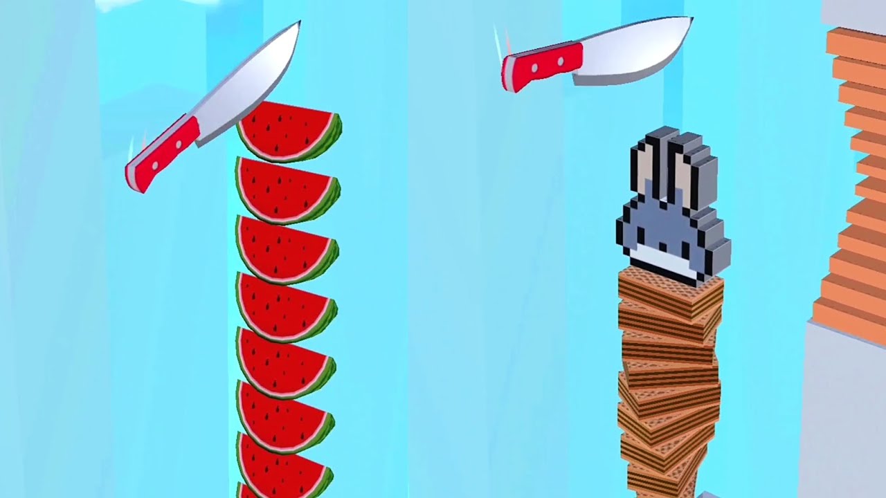 Almost Cut! Satisfying and Relaxing ASMR Slicing Gameplay Video