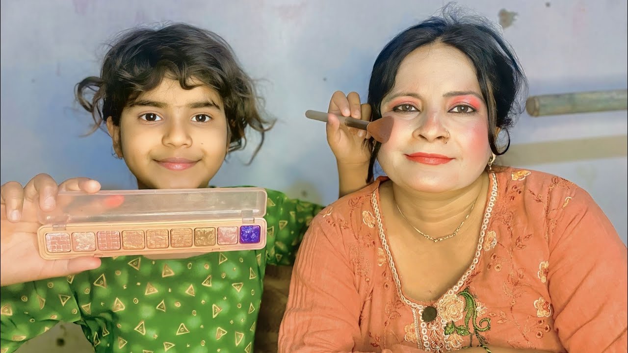 ASMR MY MOM IS FACE MACKUP INTRESTINGVIDEO💋💄