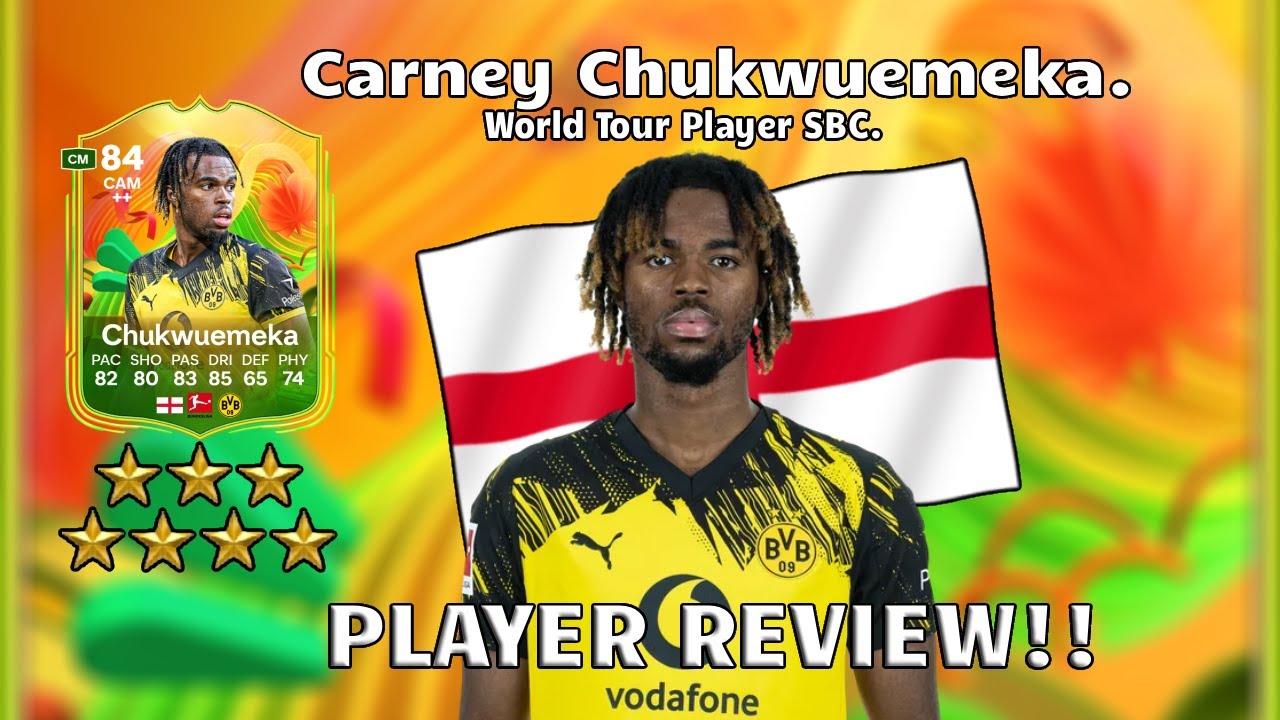 ⚽🔥 Обзор игрока Карни Чуквуэмеки с рейтингом 84! SBC игрока мирового тура! ⭐⚽. FC 26 Ultimate Team