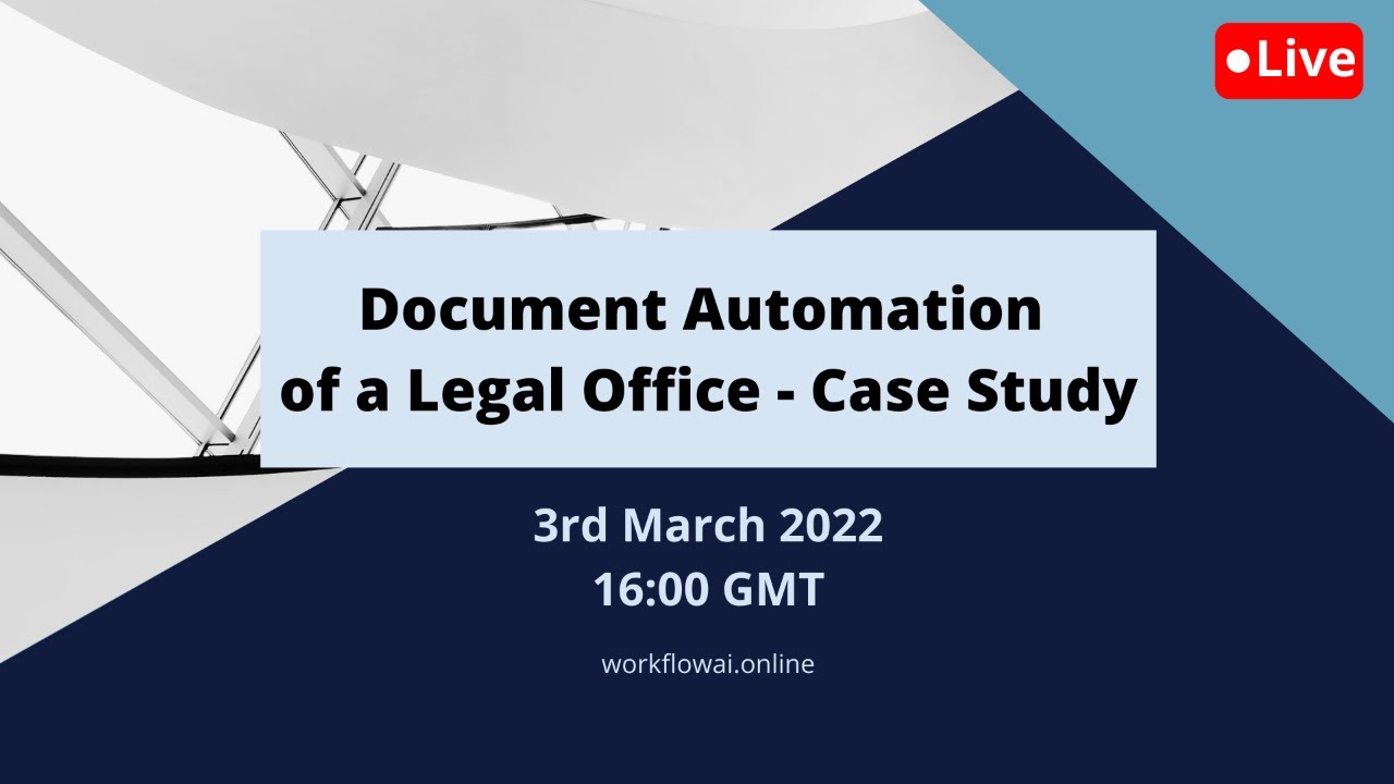 Document automation of a legal office - case study
