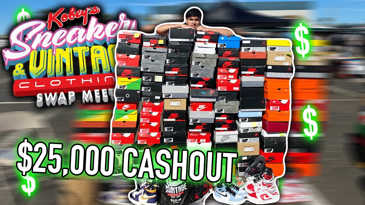 Buying 100 Pairs Of Shoes At California's Biggest Sneaker Event | Kobey's Swap Meet