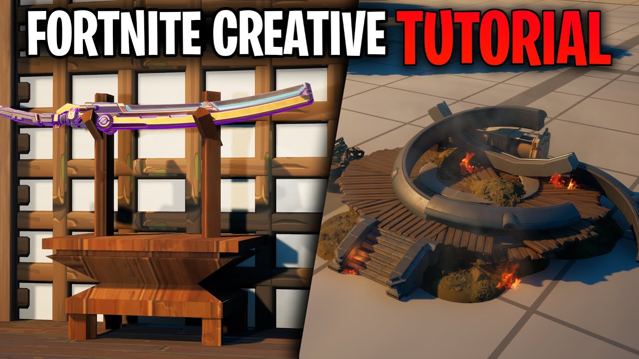 Как сделать выставку катаны и разрушить врата разлома | Fortnite Creative