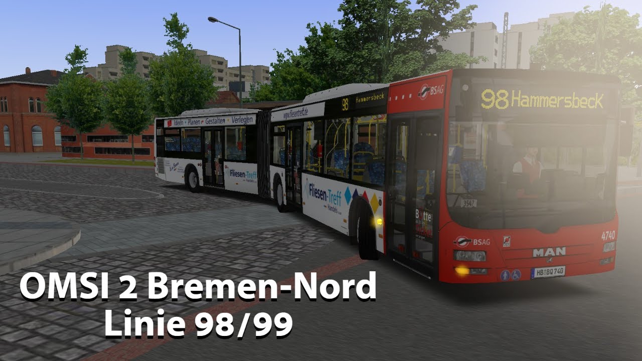 OMSI 2: Bremen-Nord | Linie 98/99 Bf. Vegesack - Borchsholt - Bf. Vegesack 
