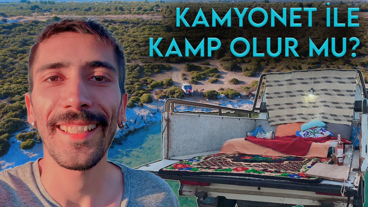 Kamyonet Kasasında Kamp Deneyimi 🚚 | Didim’de Yassı Yumuşak Taşlar Koyu