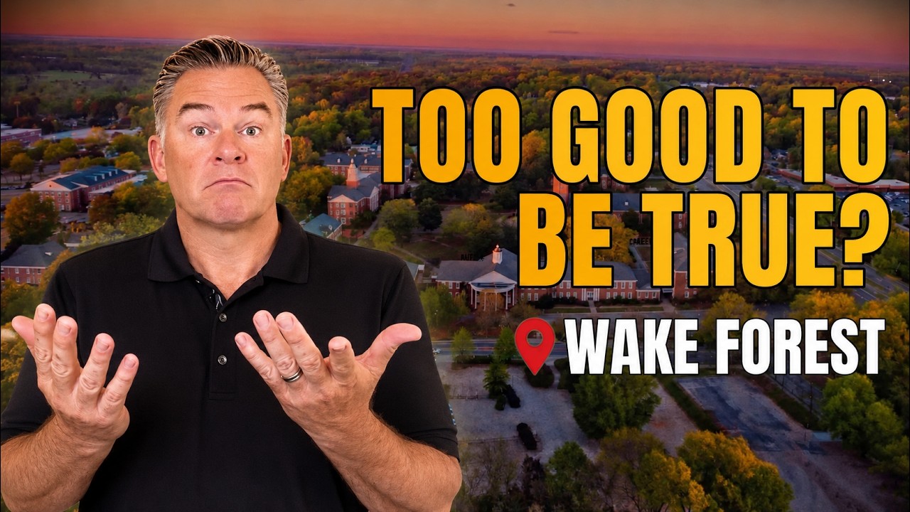 Living in Wake Forest in 2026! The Good, The Bad, and The Underrated?!