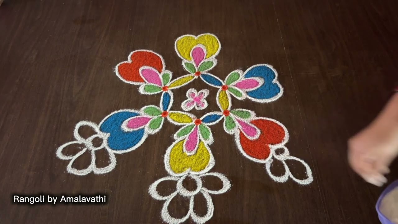 Beautiful muggu | beautiful rangoli 