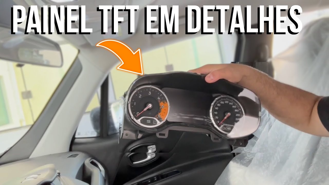 Jeep Renegade Diesel 4x4 -Confira a substituição do Painel TFT em Detalhes!