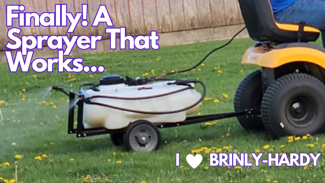 Picking The Best Lawn Sprayer For Your Needs (BRINLY-HARDY Review/Assembly/Demo)