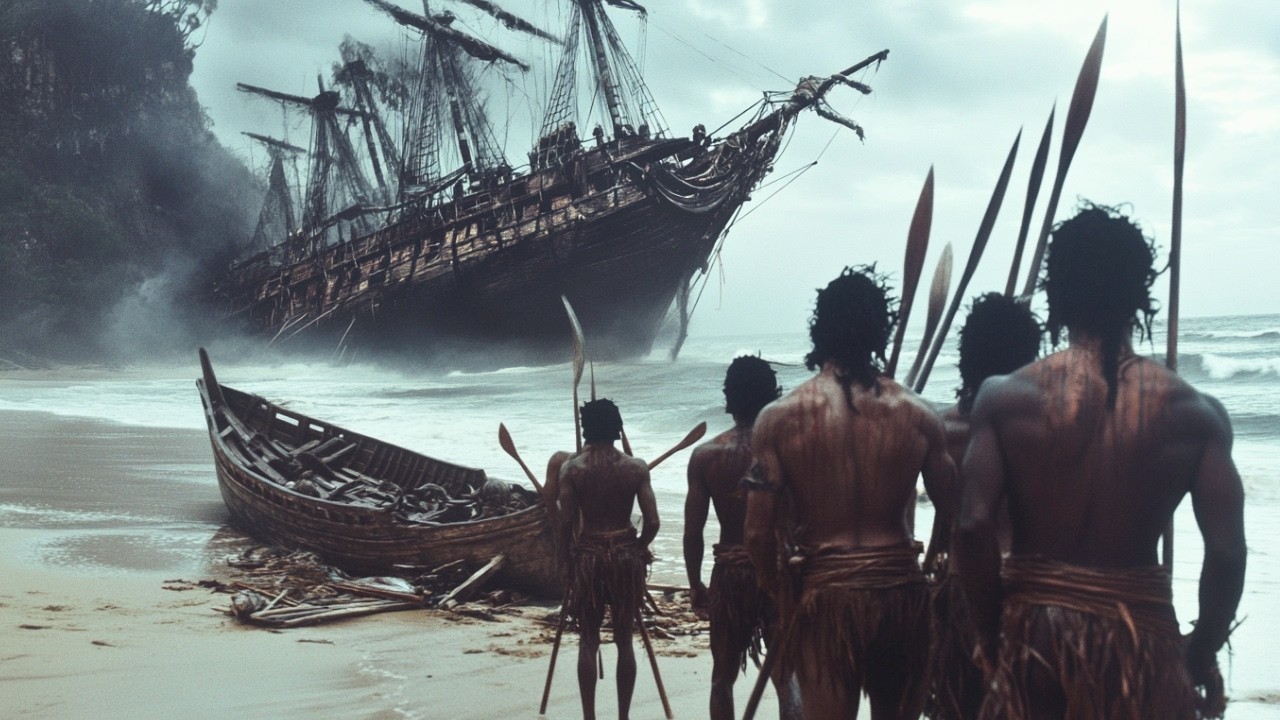 Due to the shipwreck, he found himself in a place that does not exist on any maps | Movie in English