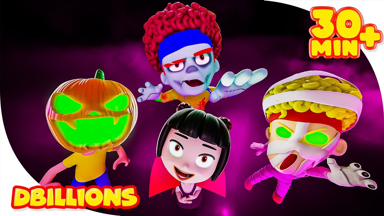 Especial de Halloween | Mega Compilación | D Billions Canciones Infantiles