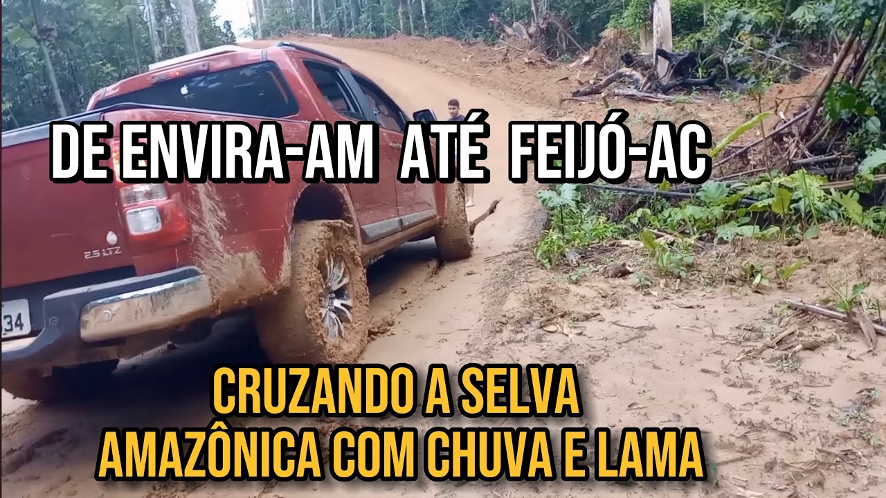 Cruzando o Amazonas até o Acre por uma das piores estradas da Amazônia / Norte do Brasil 
