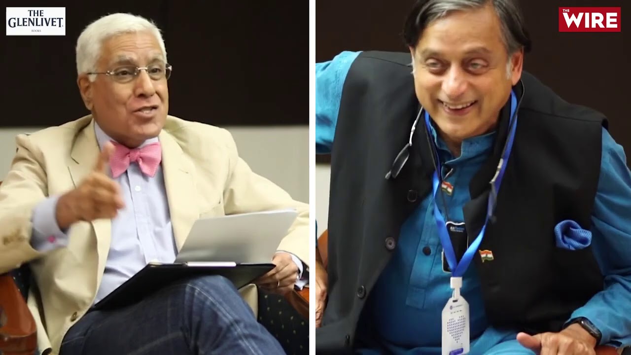 Dr Shashi Tharoor with Karan Thapar on 