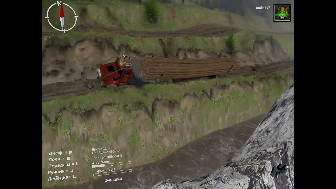 Spintires®.КартаПеревал.Cерия 1.Автор:Наи Наи.