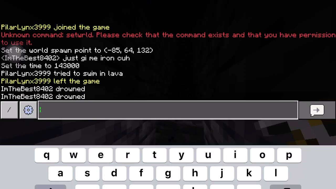 something following me.