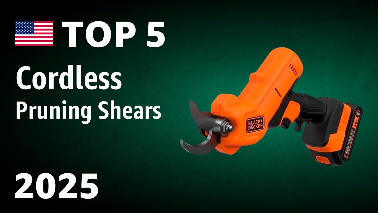 TOP—5. Best Cordless Pruning Shears (Garden Shears) 2025