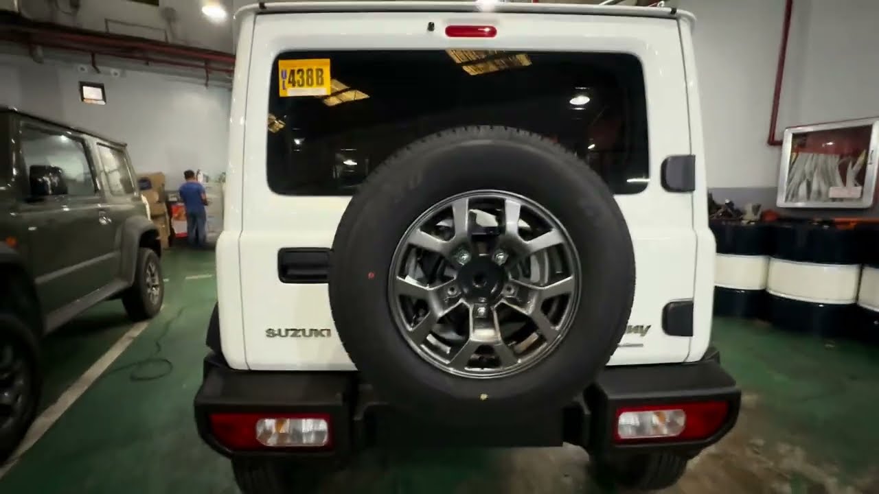 The upgraded unit for 2026 model of Suzuki JIMNY 3 door manual japan white color. #rammelgonzales 