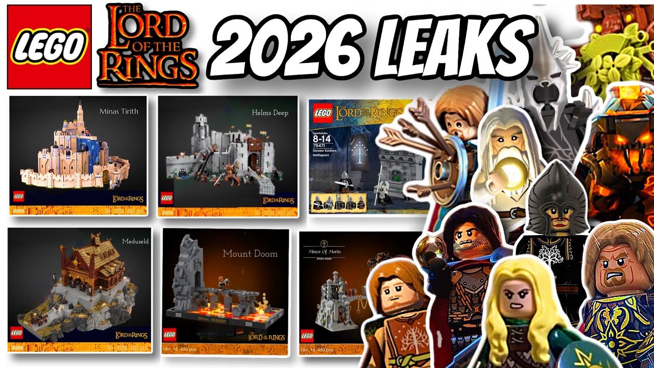 LEGO Lord of the Rings 2025 Leaks MINAS TIRITH + SMALL SETS!