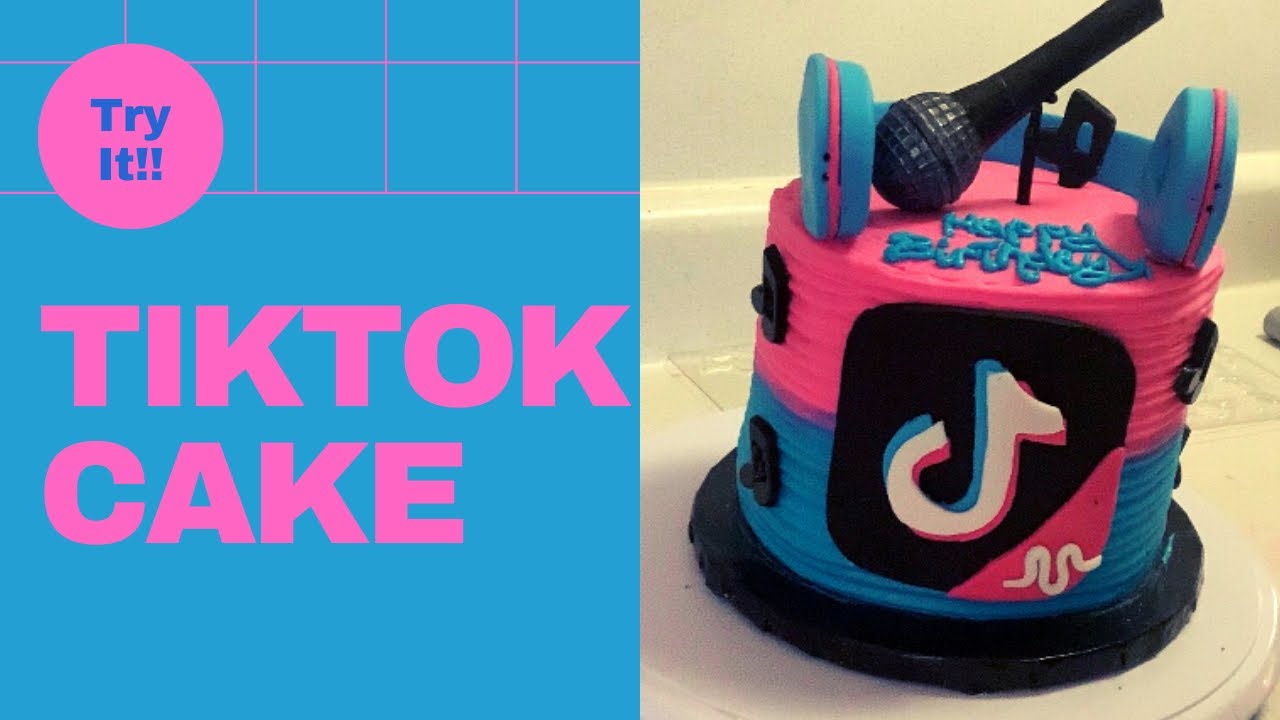 TIKTOK CAKE| HEADPHONES CAKE| Microphone Cake