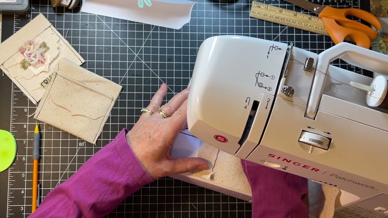 Tutorial! - Super Cute Pockets from Fabric or Scrapbook Paper! - Craft with Me!