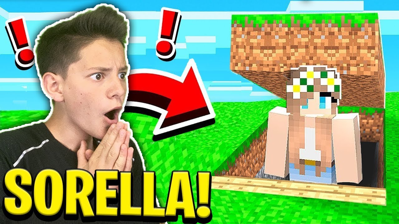 HO TROVATO la CASA *SEGRETA* di MIA SORELLA su MINECRAFT!!