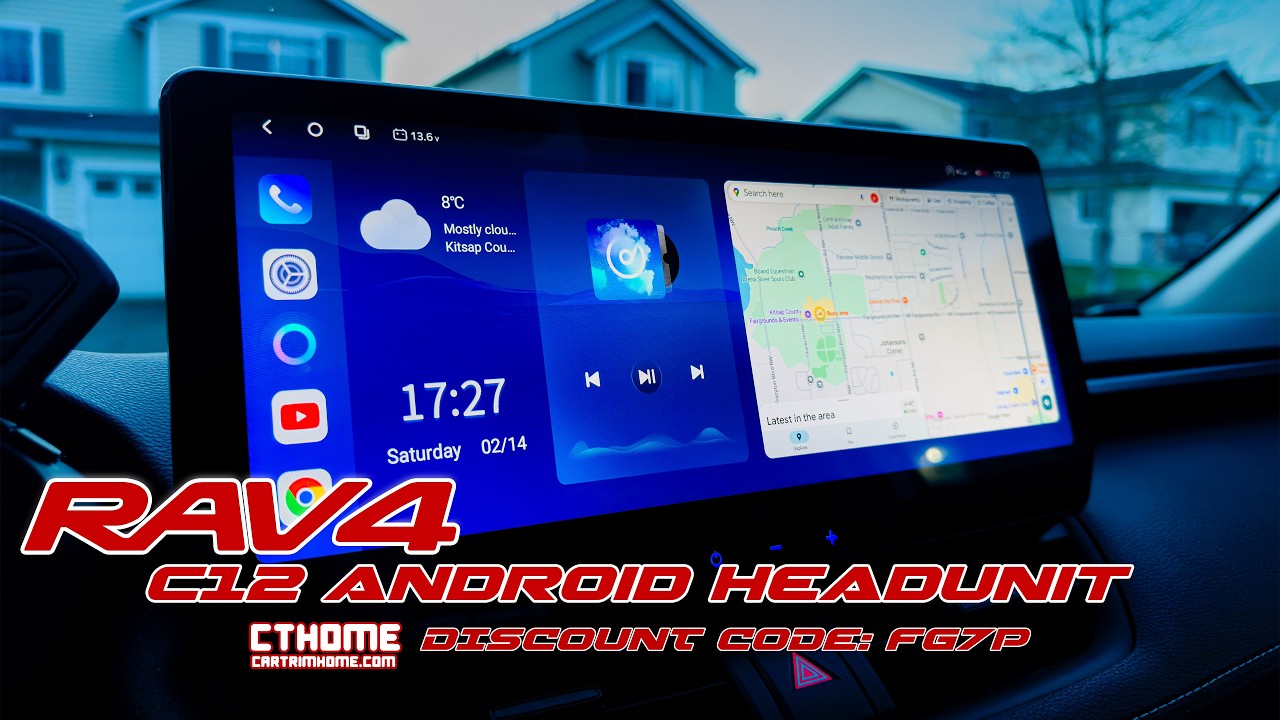 C12 Android Head unit for the 5th Gen RAV4