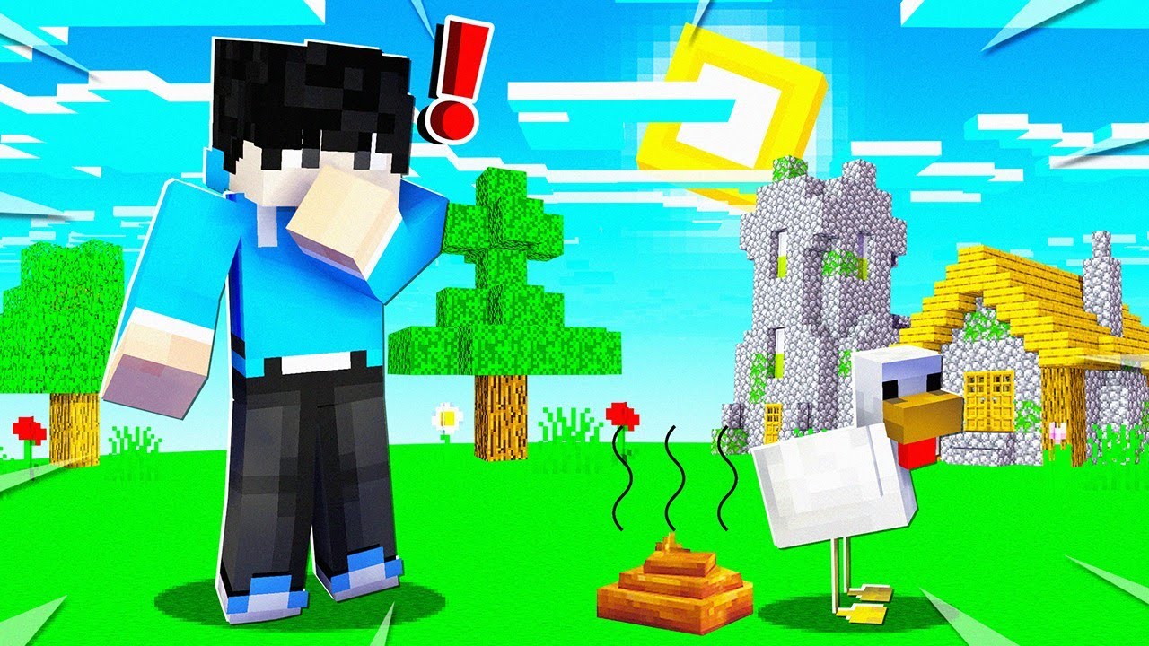 Minecraft ထဲမှာ Mob တွေက အီးပါတယ် 💩 | Funny Roleplay