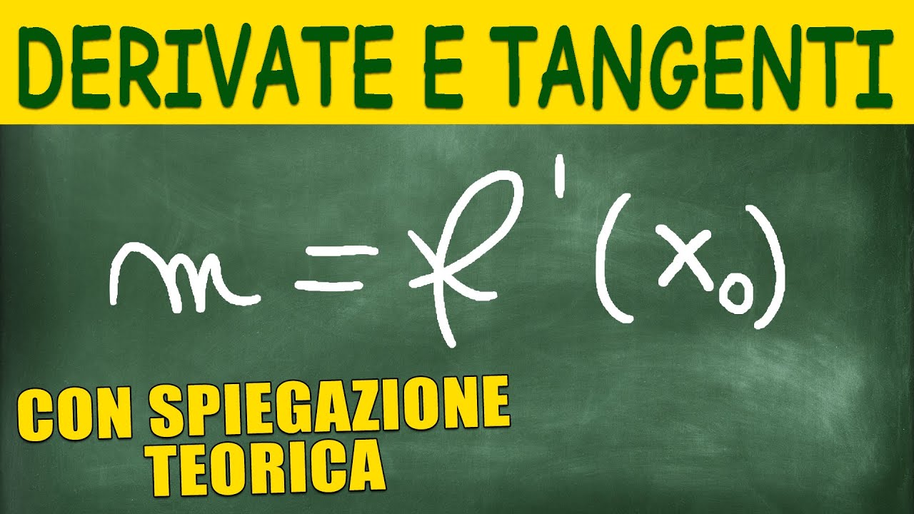 3 Esercizi Svolti sui Problemi con Derivate e Rette Tangenti + Spiegazione Teorica