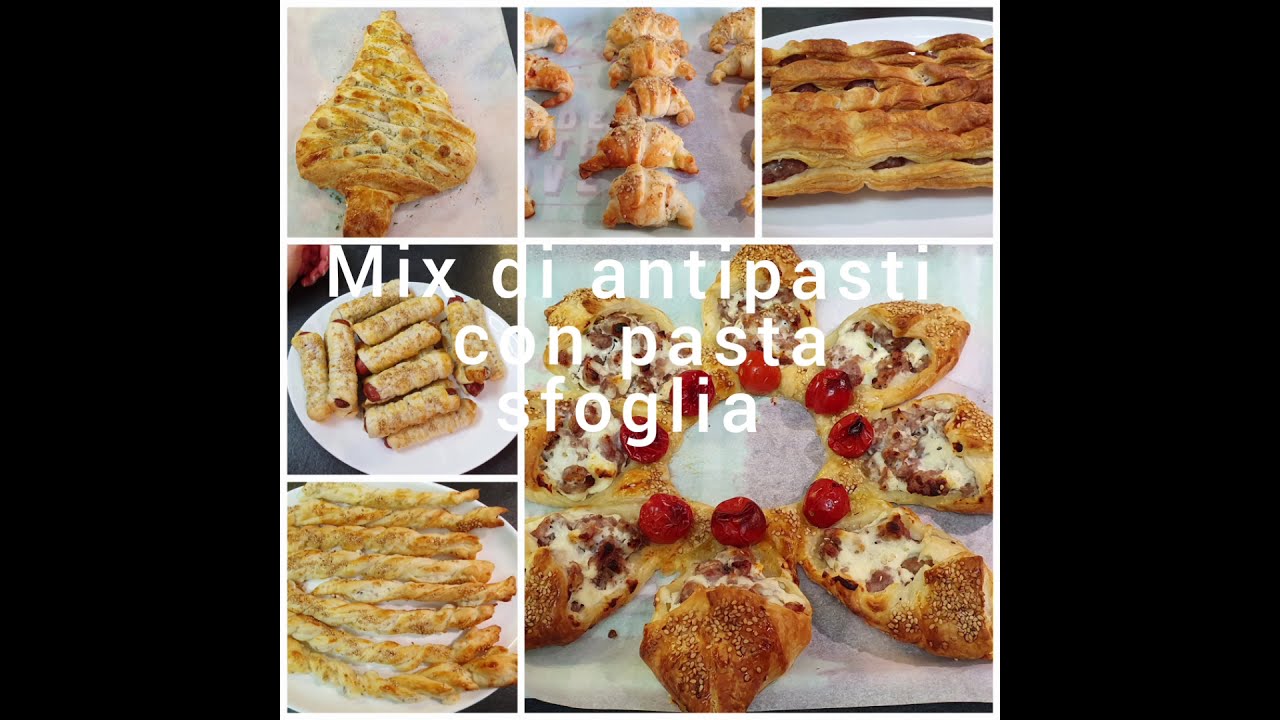 MIX ANTIPASTI PASTA SFOGLIA IDEE CREATIVE PER STUPIRE