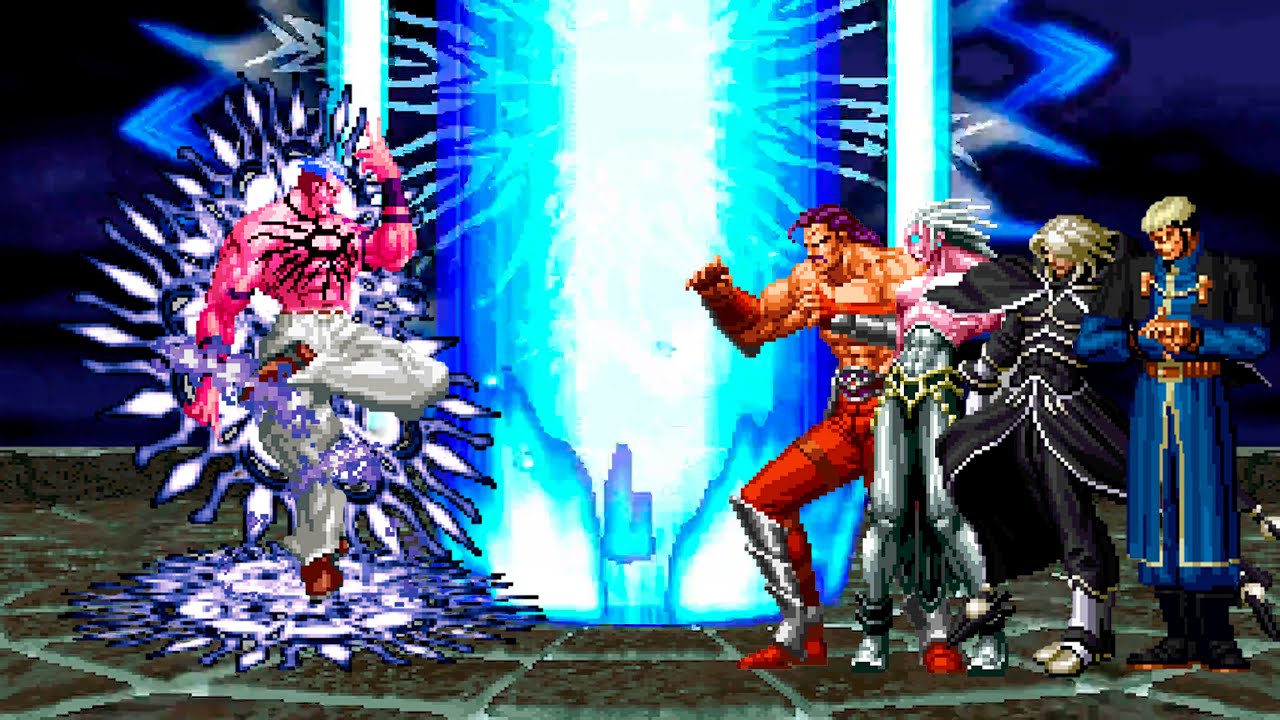 [KOF Mugen] Orochi Yamazaki vs KOF Bosses Team