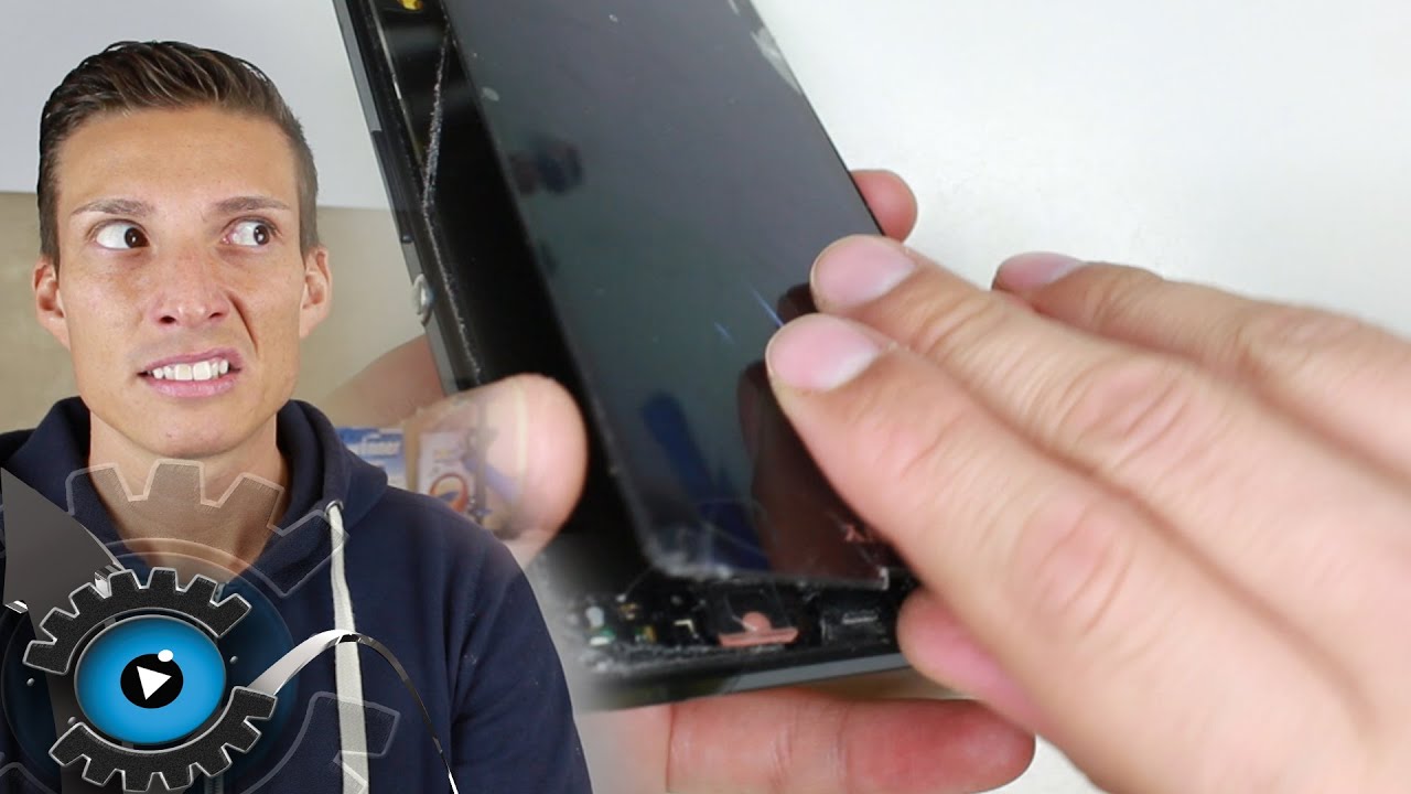 Sony Xperia Z Glas Display Wechseln Tauschen Reparieren [Deutsch] Disassembly