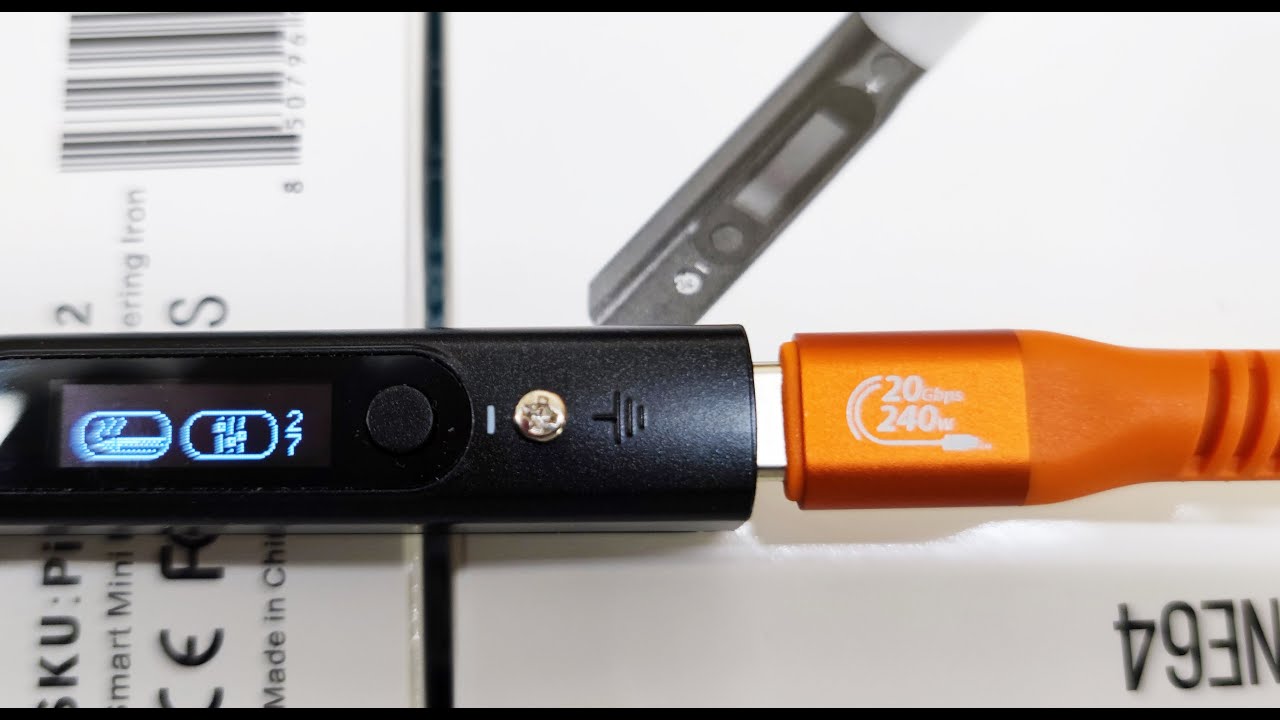 Pinecil v2 / Pine64 power test USB-C-EPR/240w. PD3.1