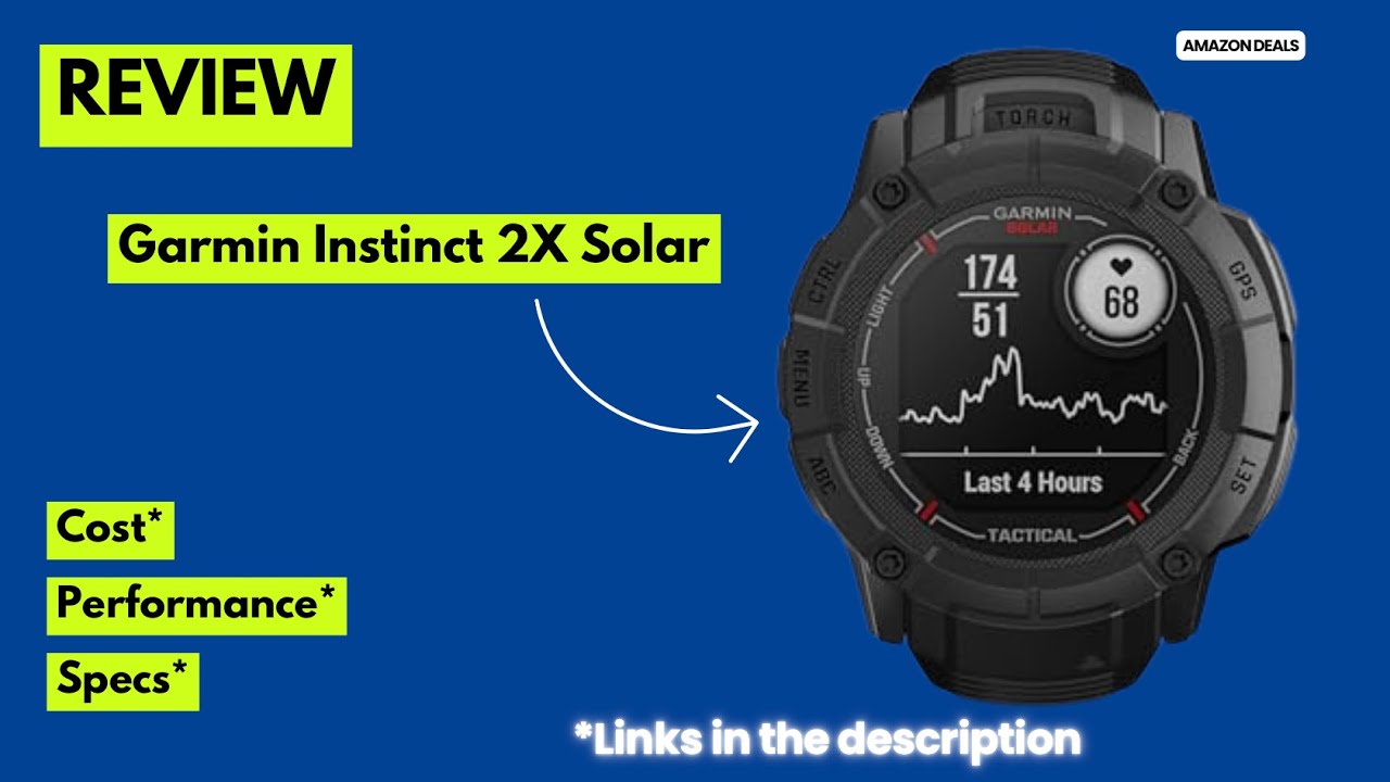 Обзор Garmin Instinct 2X Solar Tactical — прочные смарт-часы с GPS, солнечной зарядкой и фонариком