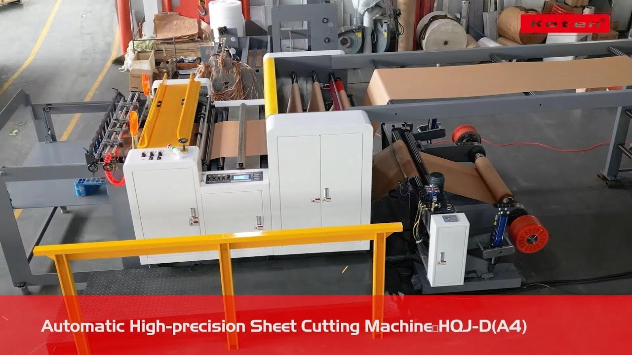 Automatic Roll To Sheet Cutting MachineAutomatic Automatic Guillotine Cutting Machine